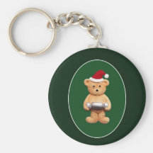 Navidad Ted con Llaveros Personalizados