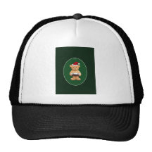 Navidad Ted que lleva el gorra de Santa