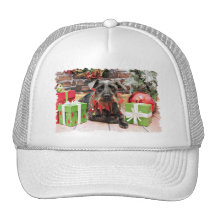 Navidad - Terrier X - Bridget Gorros Bordados