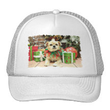 Navidad - Terrier X - lirio Gorros Bordados