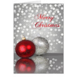Navidad trémulo - tarjeta de felicitación