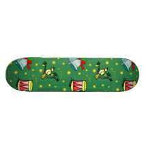 Navidad - trompas y tambores magentas tablas de patinar