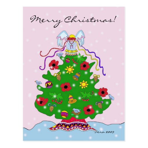 Navidad ucraniano - personalice postal