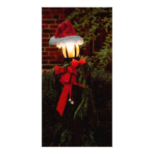 Navidad - va a ser una noche fría tarjeta fotográfica personalizada