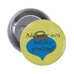Navidad verde oliva retro del ornamento pins