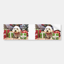 Navidad - Westiepoo - Elliott Pegatina De Parachoque