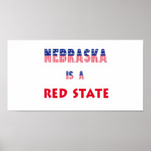 Nebraska es un estado rojo impresiones