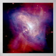 Nebulosa de cangrejo poster