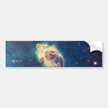 Nebulosa de Carina de la cámara del campo ancho de Etiqueta De Parachoque