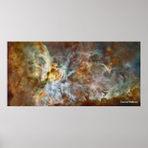 Nebulosa de Carina - telescopio de Hubble Poster