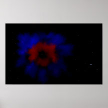 Nebulosa de la flor poster