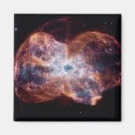 Nebulosa de la pajarita imanes de nevera
