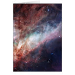 Nebulosa de Omega un flash de la luz Felicitacion