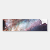 Nebulosa de Omega un flash de la luz Etiqueta De Parachoque