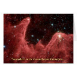 Nebulosa del Cassiopeia - tarjeta de nota #1