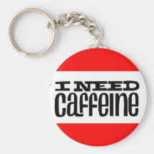 Necesito el cafeína llaveros personalizados