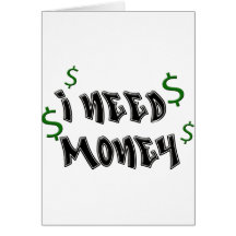 Necesito el dinero tarjeton