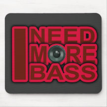NECESITO MÁS al Salto-Club de la Bajo-Dubstep-DnB- Alfombrilla De Ratones