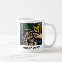 Necesito mi taza de café del cómic del café