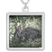 Necklase del conejito colgante personalizado
