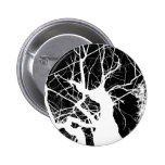 NEGATIVA BLANCO Y NEGRO DEL ÁRBOL WEBBY PIN
