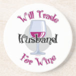Negociará al marido para el vino posavasos manualidades