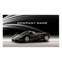 Negocio automotriz tarjetas de visita