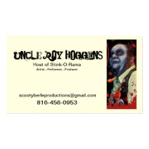 negocio card_edited-1, tío Roy Hoggins, 816-… Plantilla De Tarjeta De Visita