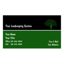 Negocio Cards_6 del paisaje Tarjeta Personal