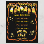 Negocio de Halloween o personal de encargo Flyer Personalizado