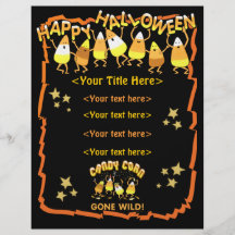 Negocio de Halloween o personal de encargo Flyer Personalizado