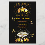 Negocio de Halloween o personal de encargo Tarjeton