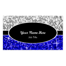Negocio oval negro azul marino de la "plata" de la plantillas de tarjeta de negocio
