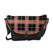 Negro anaranjado rosado retro de la cal del modelo bolsas de mensajeria