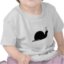 negro anormal del caracol de la velocidad camisetas