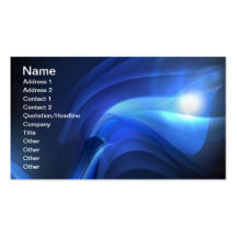 NEGRO AZUL REAL de AbstractBlueWavesVectorBackgrou Tarjetas De Visita