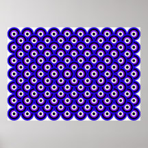Negro blanco violeta azul de los ojos del arte de  impresiones