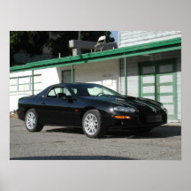 Negro Chevrolet Camaro 2001 Z28 SS Impresiones