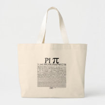 Negro cuadrado del pi bolsa