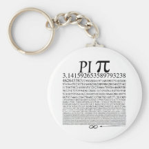 Negro cuadrado del pi llaveros personalizados