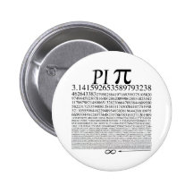 Negro cuadrado del pi pins