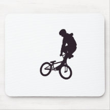 Negro de BMX Tapete De Ratones