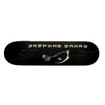 Negro de Deathstalker Patín Personalizado