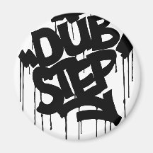 Negro de Dubstep FatCap Imanes De Nevera