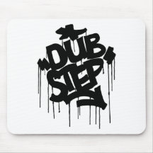 Negro de Dubstep FatCap Tapetes De Raton