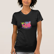 negro de hadas del dragoncorn camiseta