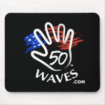 Negro de Mousepad de 50 ondas Tapete De Raton