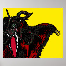 Negro de Vejigante Rojo y Posters