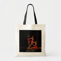 Negro del "amor lírico" - bolsa de mano
