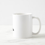 Negro del derecho del talón de Stilletto el MUSEO  Taza De Café